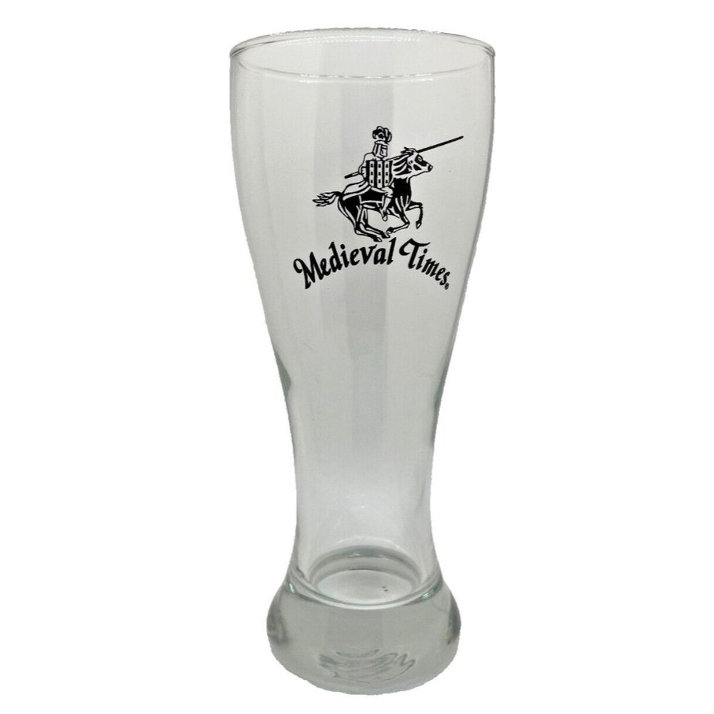 Medieval Times Weizen Pilsner Draft Beer Glass 18 oz. 8.5” Tall
